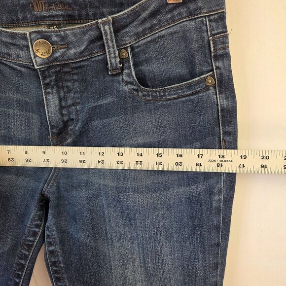 Kut From The Kloth Straight Leg Dark Wash Jeans Size 6 Short - Picture 8 of 12